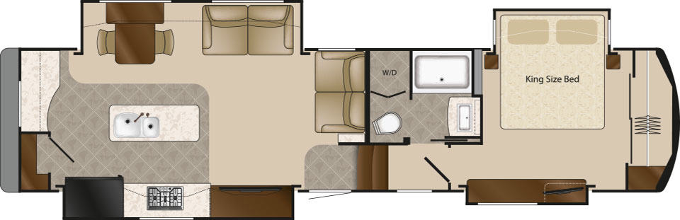 DRV Luxury Suites Mobile Suites 36 RKSB Floorplan