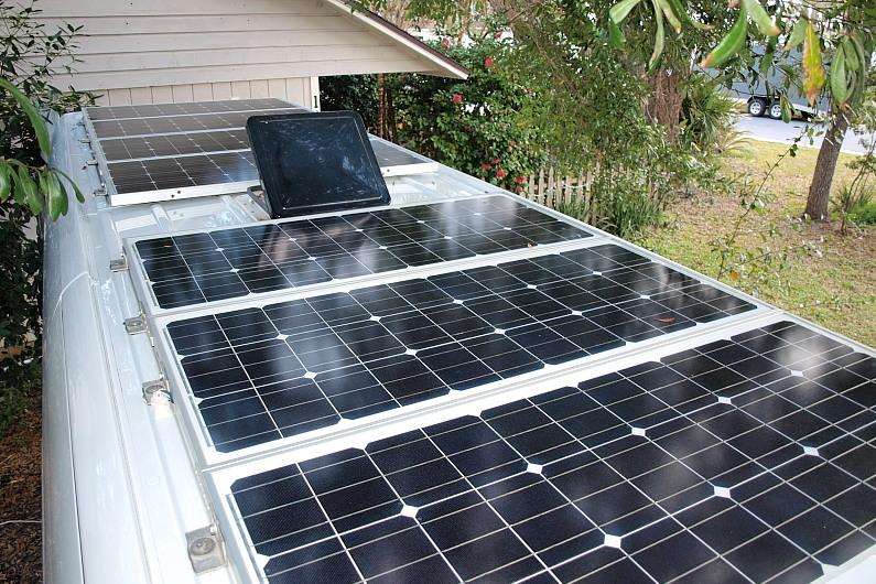 Rigid RV solar panels