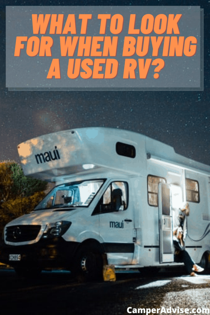 What to Look for When Buying a Used RV?