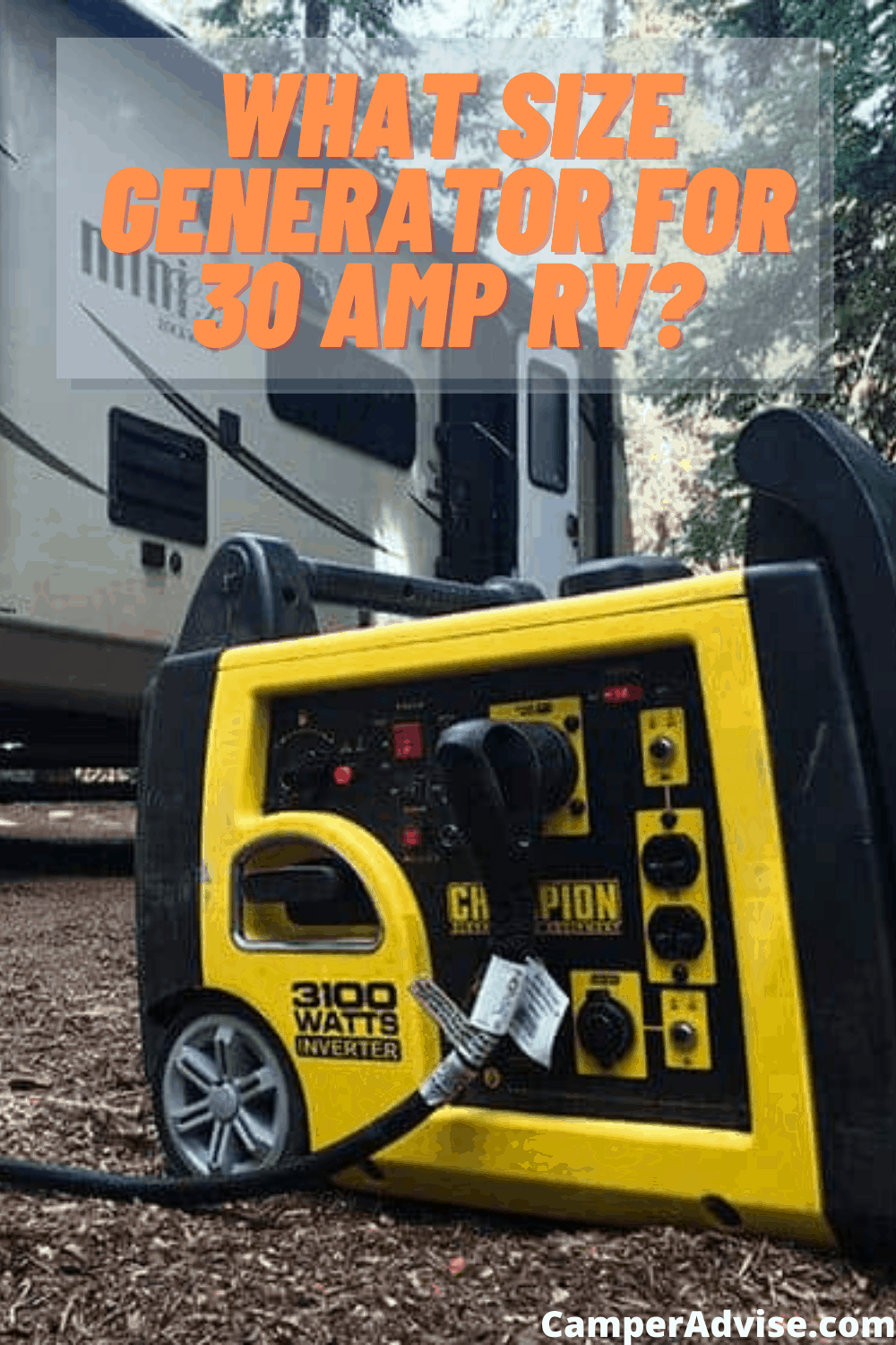 What Size Generator for 30 Amp RV Camper? (Watts?) (2021) What Size Generator To Run A Camper