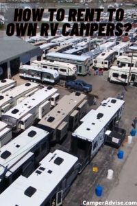 How to Rent to own RV campers