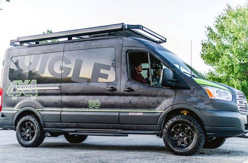 Vandoit Ford Transit with Quigley 4×4