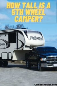 How tall is a 5th wheel camper