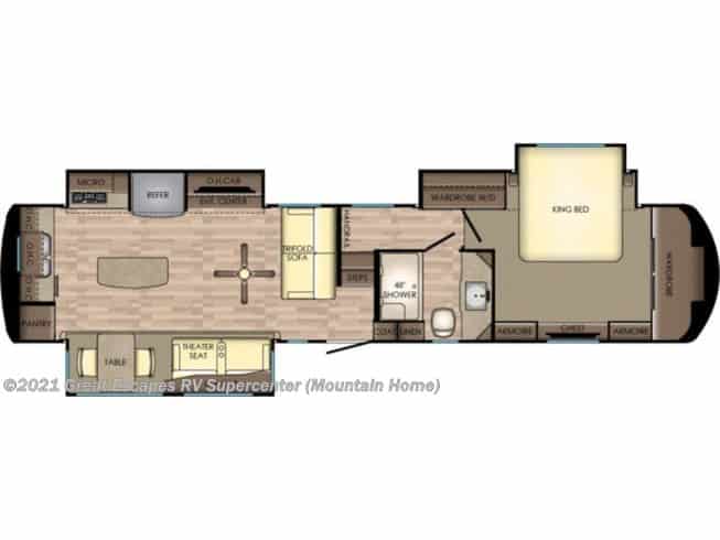 Redwood 3961RK floorplan