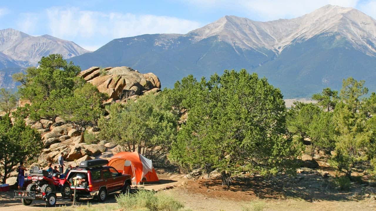 Dispersed Camping Near Buena Vista, Colorado