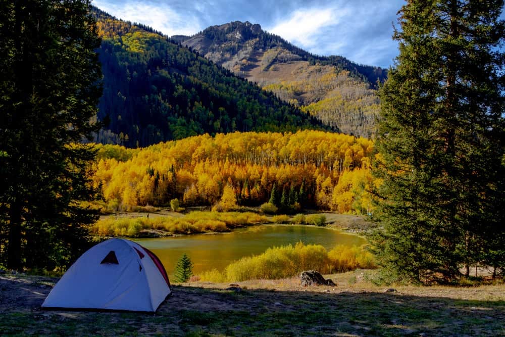 Dispersed Camping Near Ouray, Colorado