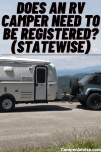 Does an RV Camper Need to be Registered (Statewise)