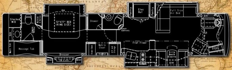 Foretravel Realm FS6 Luxury Villa Spa Floorplan