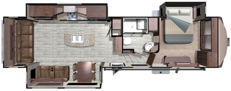 5th Wheel with Office Space | CamperAdvise